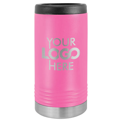 BULK 12oz SLIM Stainless Steel Custom Laser Engraved Can Coolers - Free Shipping!