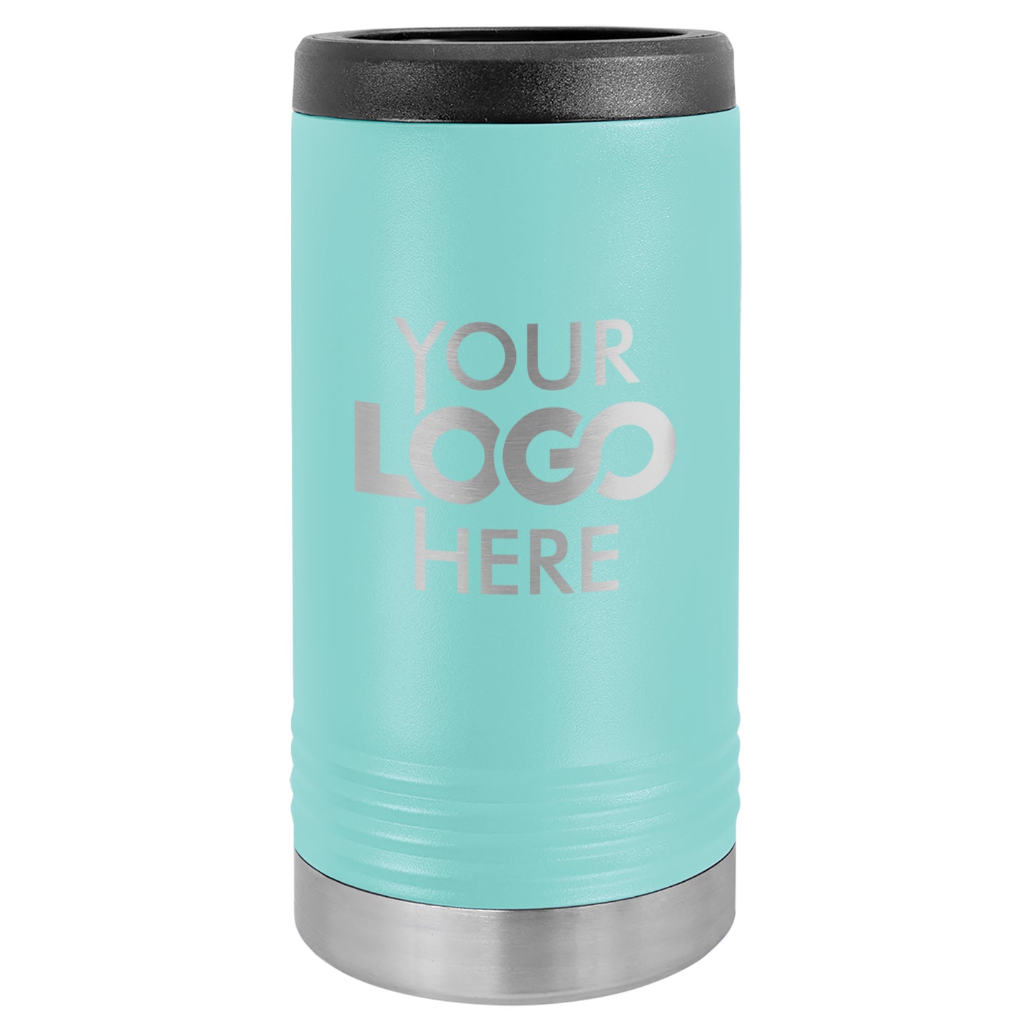 BULK 12oz SLIM Stainless Steel Custom Laser Engraved Can Coolers - Free Shipping!