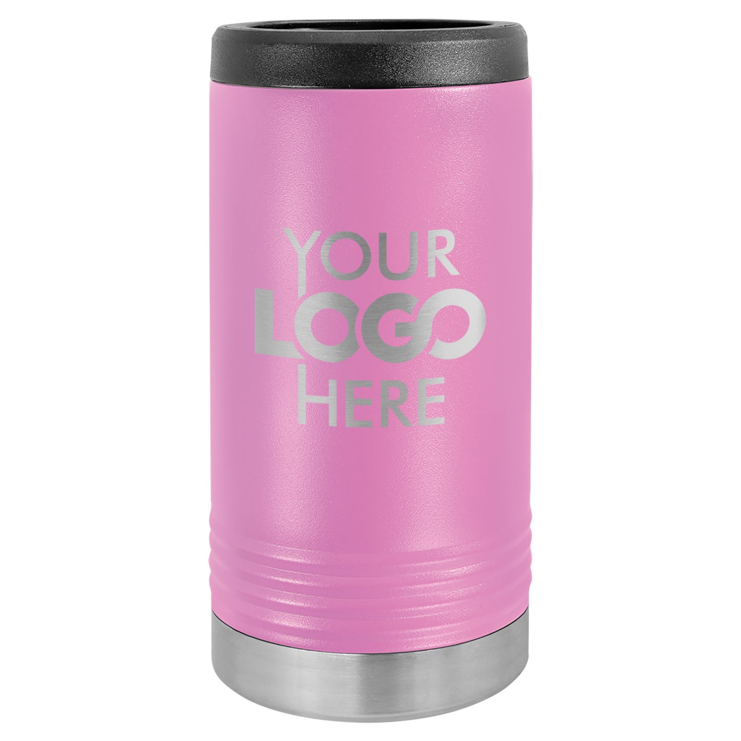 BULK 12oz SLIM Stainless Steel Custom Laser Engraved Can Coolers - Free Shipping!