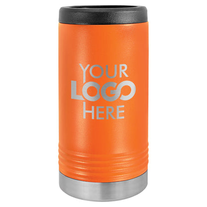 BULK 12oz SLIM Stainless Steel Custom Laser Engraved Can Coolers - Free Shipping!