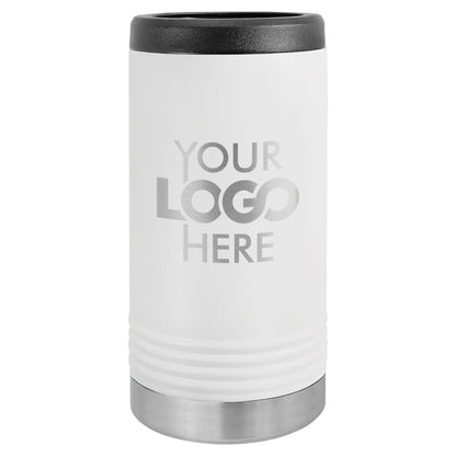 BULK 12oz SLIM Stainless Steel Custom Laser Engraved Can Coolers - Free Shipping!