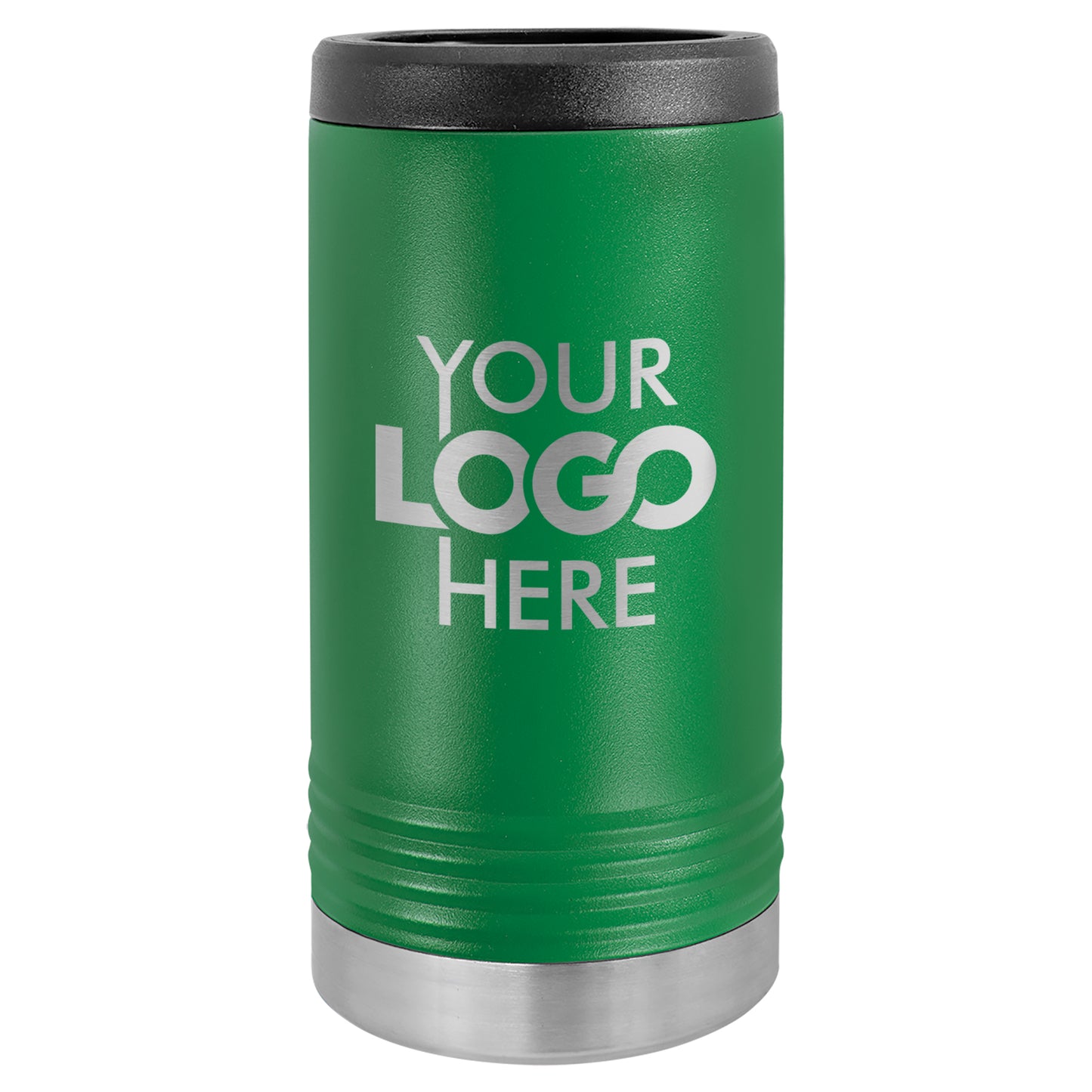 BULK 12oz SLIM Stainless Steel Custom Laser Engraved Can Coolers - Free Shipping!