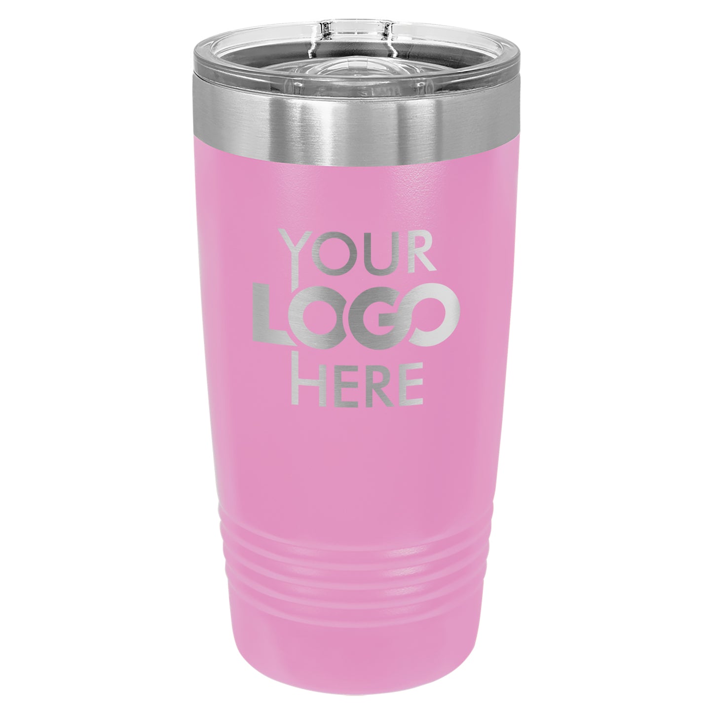 BULK 20oz Stainless Steel Custom Laser Engraved Tumblers With Slider Lid - Free Shipping!