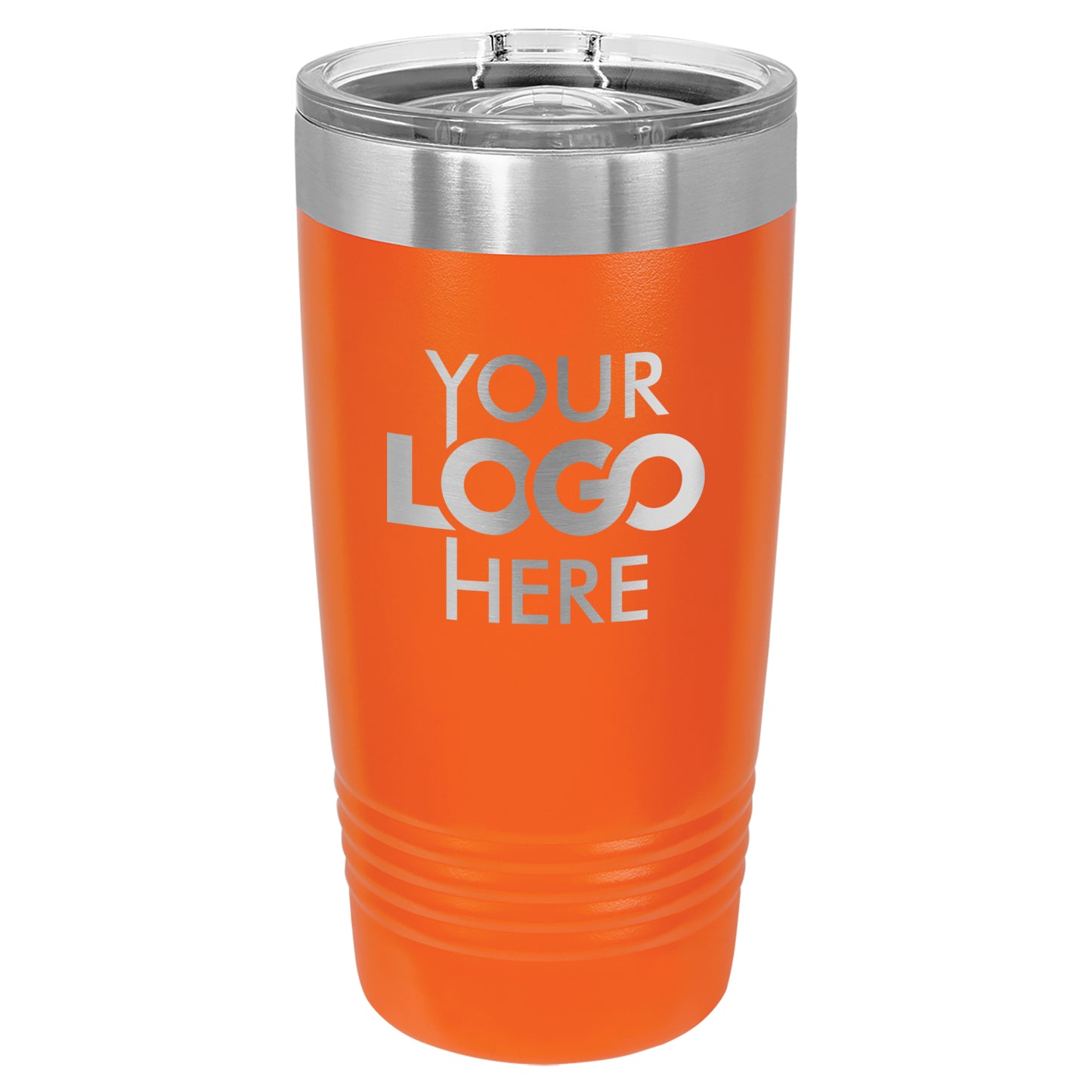 BULK 20oz Stainless Steel Custom Laser Engraved Tumblers With Slider Lid - Free Shipping!