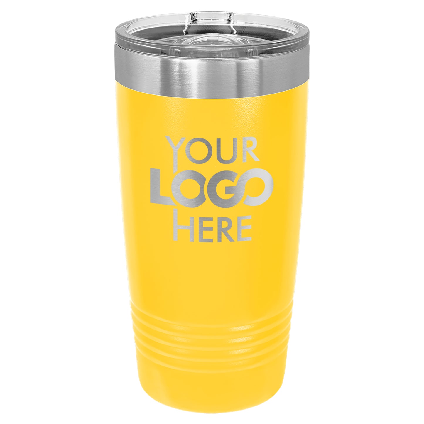 BULK 20oz Stainless Steel Custom Laser Engraved Tumblers With Slider Lid - Free Shipping!