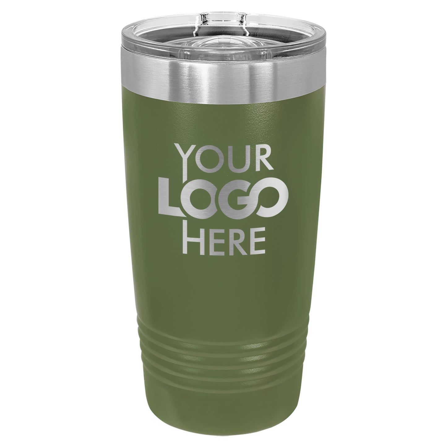 BULK 20oz Stainless Steel Custom Laser Engraved Tumblers With Slider Lid - Free Shipping!