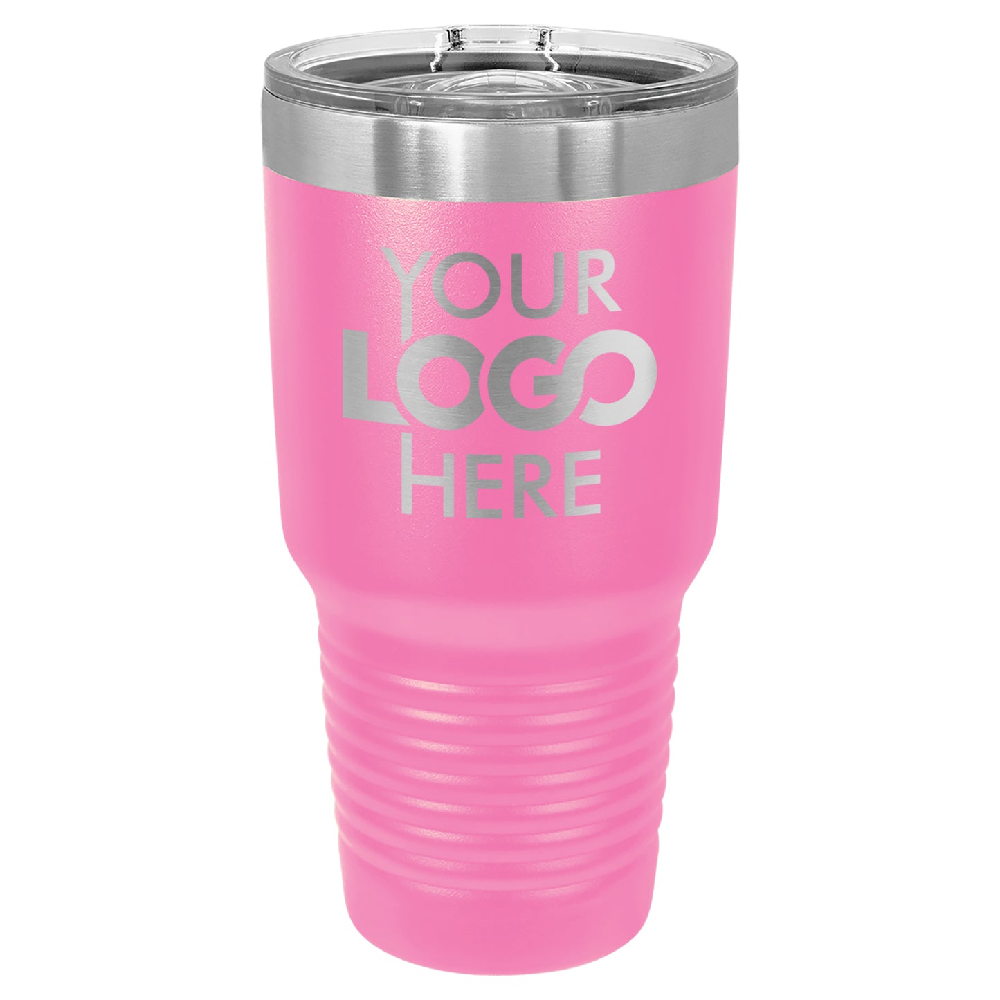 BULK 30oz Stainless Steel Custom Laser Engraved Tumblers With Slider Lid - Free Shipping!