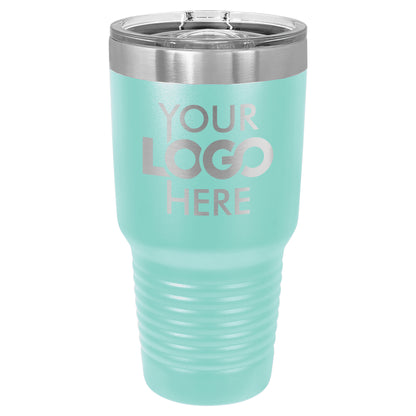 BULK 30oz Stainless Steel Custom Laser Engraved Tumblers With Slider Lid - Free Shipping!