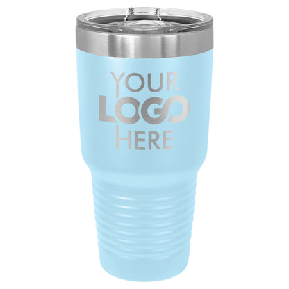 BULK 30oz Stainless Steel Custom Laser Engraved Tumblers With Slider Lid - Free Shipping!