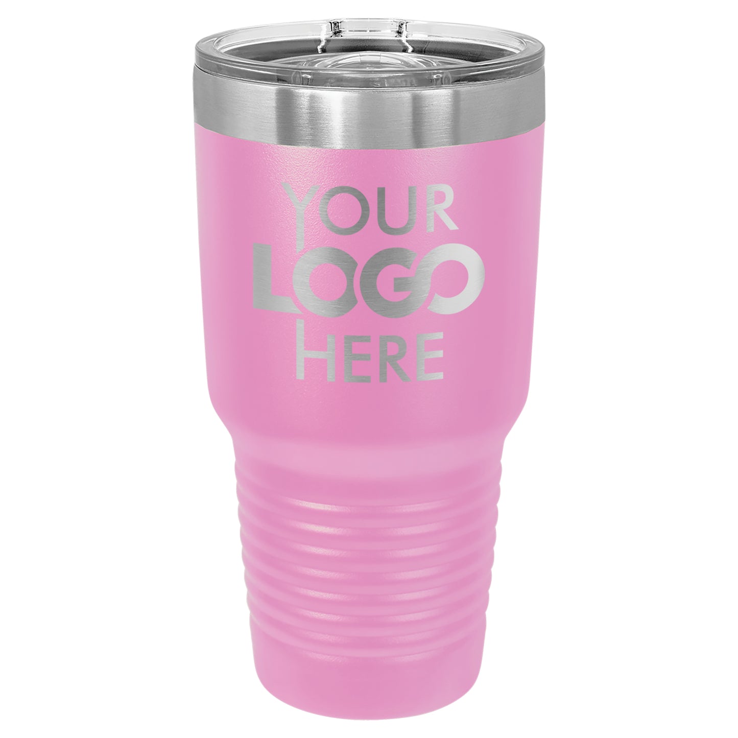 BULK 30oz Stainless Steel Custom Laser Engraved Tumblers With Slider Lid - Free Shipping!