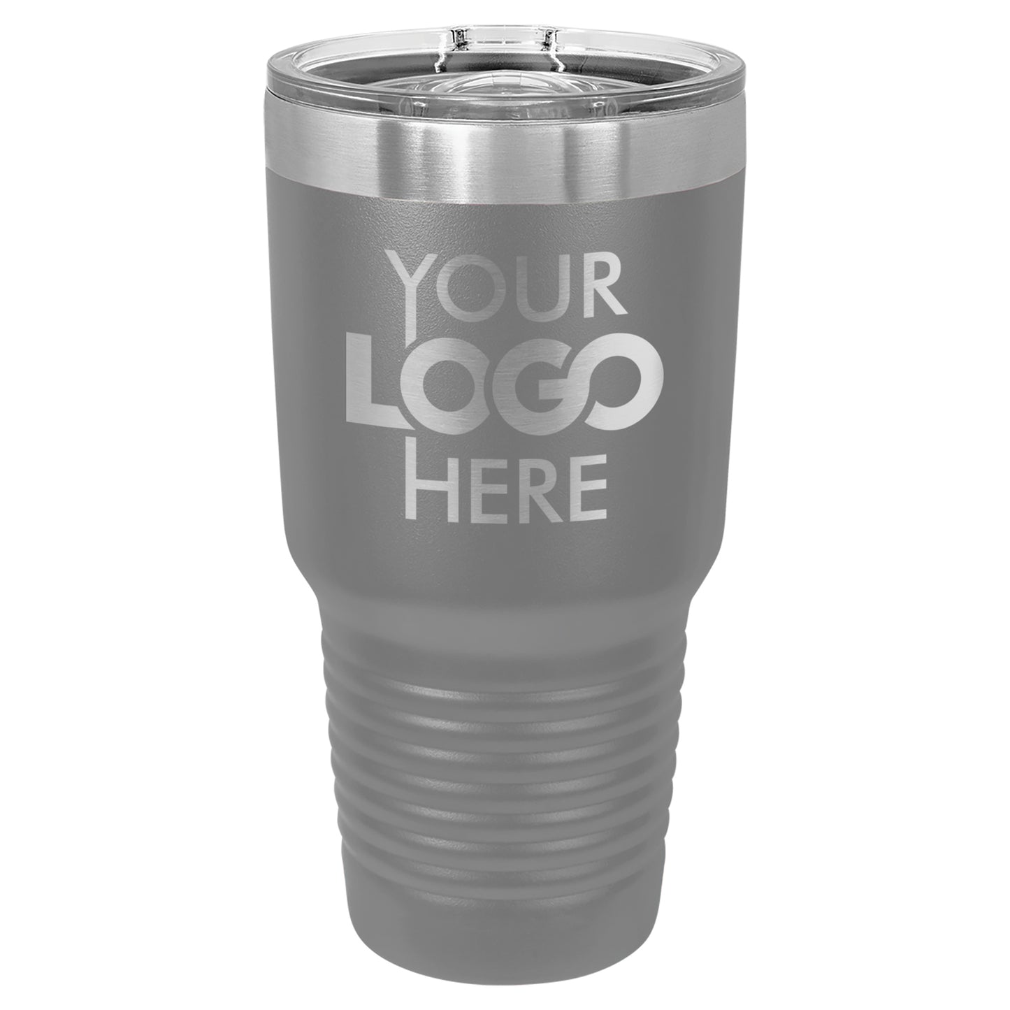 BULK 30oz Stainless Steel Custom Laser Engraved Tumblers With Slider Lid - Free Shipping!