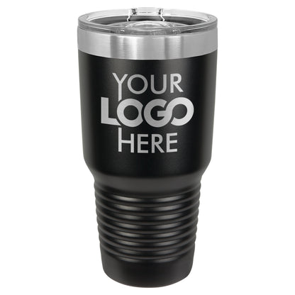 BULK 30oz Stainless Steel Custom Laser Engraved Tumblers With Slider Lid - Free Shipping!