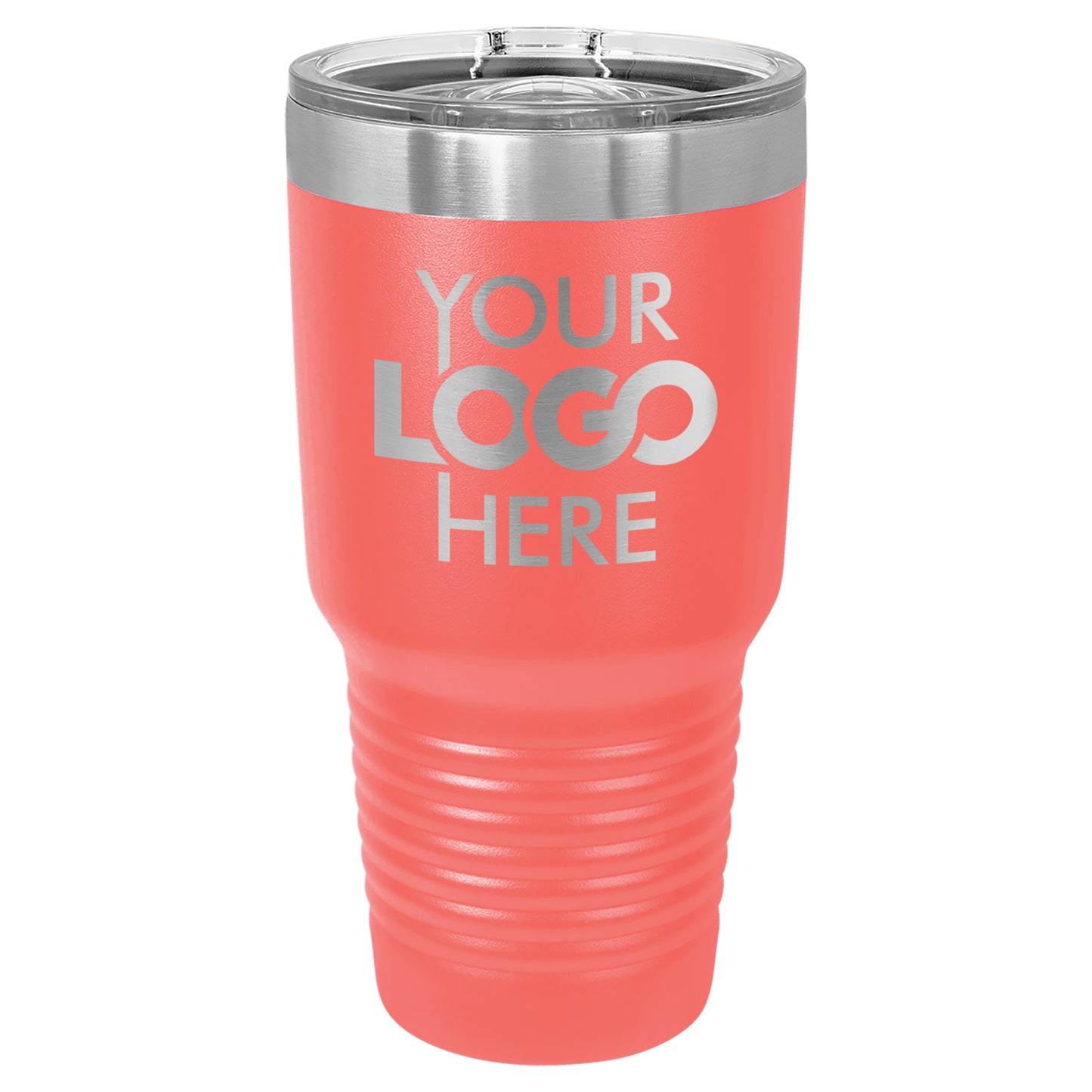 BULK 30oz Stainless Steel Custom Laser Engraved Tumblers With Slider Lid - Free Shipping!