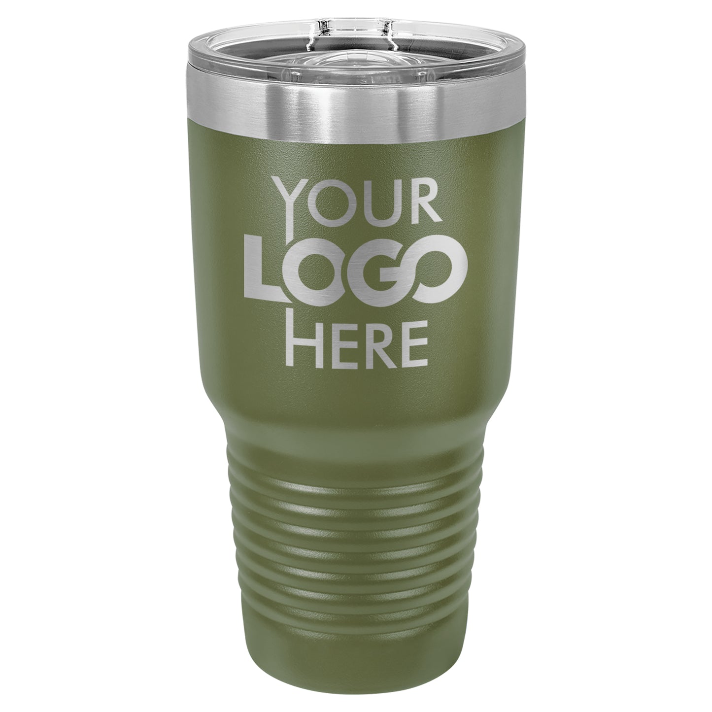 BULK 30oz Stainless Steel Custom Laser Engraved Tumblers With Slider Lid - Free Shipping!