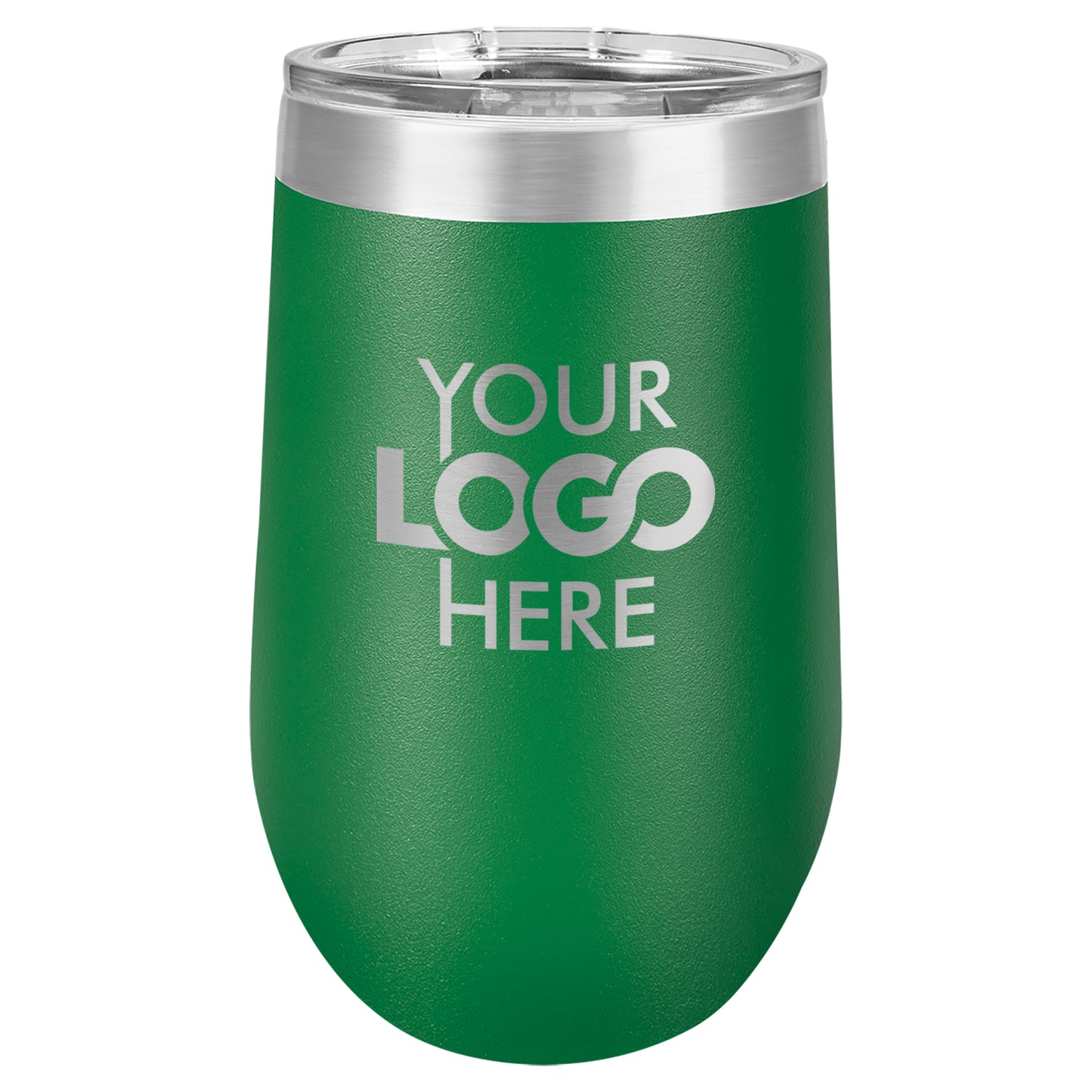 BULK 16oz Stainless Steel Custom Laser Engraved Wine Tumblers With Lid - Free Shipping!